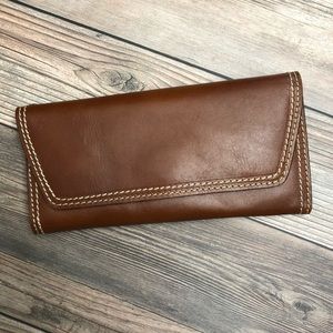 Patricia Nash Leather One Fold Magnetic Wallet